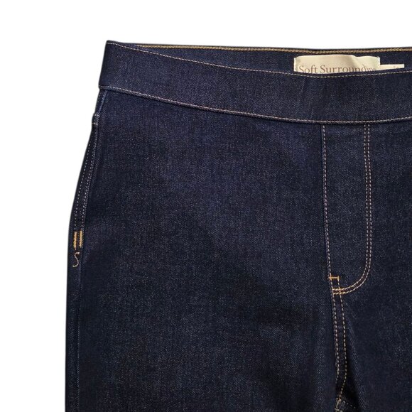 Soft Surroundings Slim Leg Jeans Womens Small Ultimate Denim‎ Pull On - Picture 3 of 8